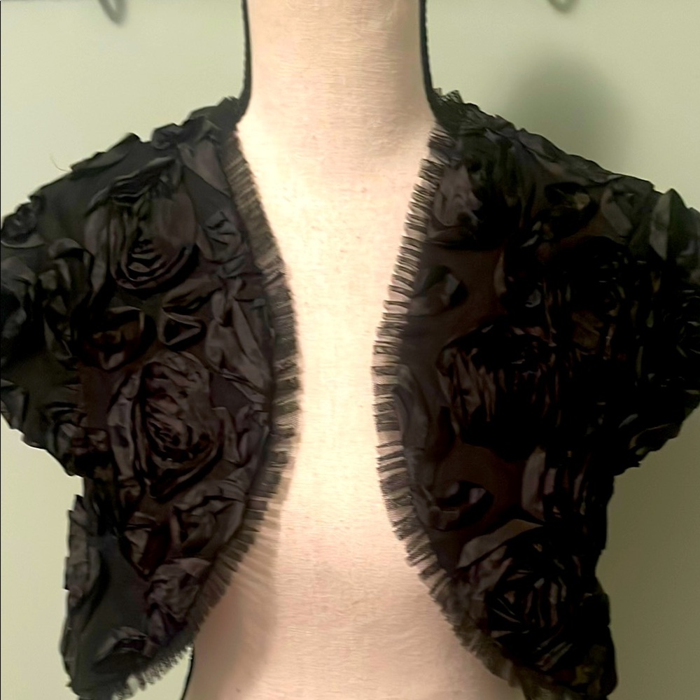 White House Black Market Black Shrug